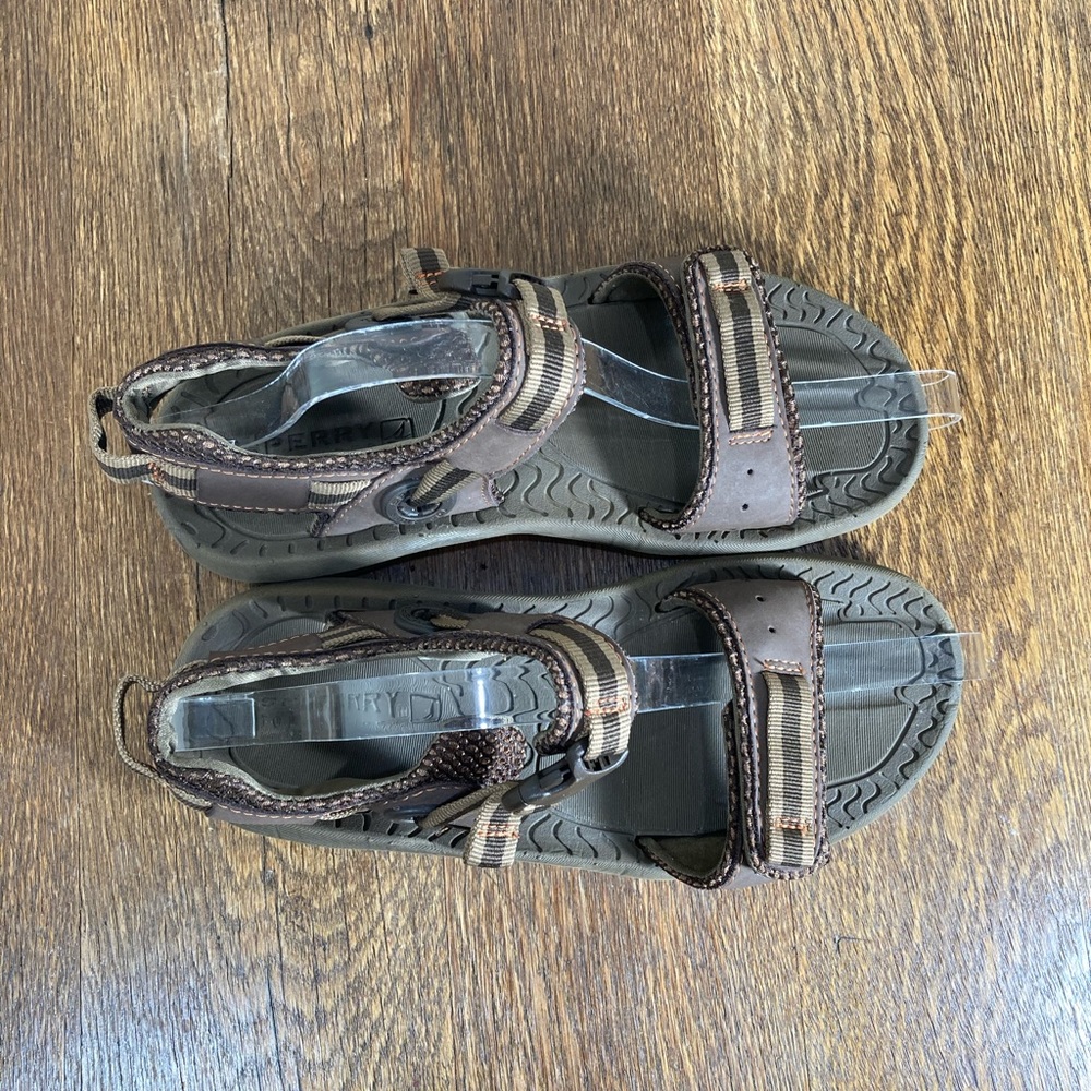 Sperry Topsider Men’s Size 7 Sandal Brown/Tan - Picture 5 of 8
